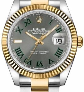 Datejust 36 Wimbledon Dial Luxury Unisex Watch 126233-0036