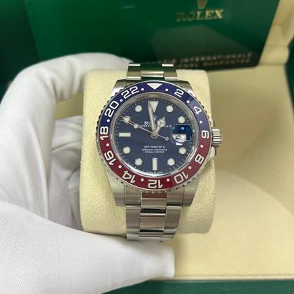 Rolex GMT-Master II 40mm White Gold "Pepsi" - Blue Dial - Oyster Bracelet (126719BLRO) - Image 8