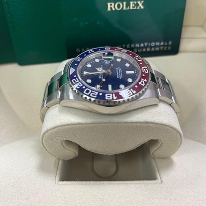 Rolex GMT-Master II 40mm White Gold "Pepsi" - Blue Dial - Oyster Bracelet (126719BLRO) - Image 9