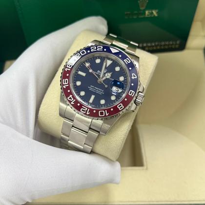 Rolex GMT-Master II 40mm White Gold "Pepsi" - Blue Dial - Oyster Bracelet (126719BLRO) - Image 6