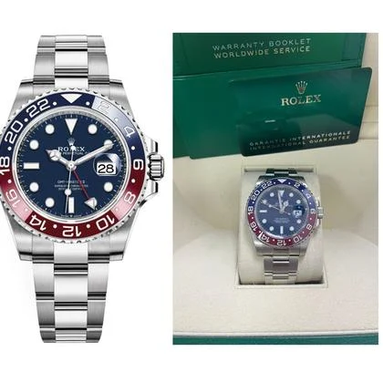 Rolex GMT-Master II 40mm White Gold "Pepsi" - Blue Dial - Oyster Bracelet (126719BLRO)