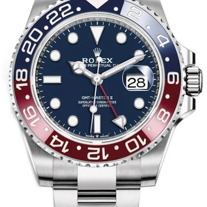 Rolex GMT-Master II 40mm White Gold "Pepsi" - Blue Dial - Oyster Bracelet (126719BLRO) - Image 3