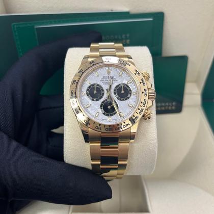 Rolex Daytona Yellow Gold Cosmograph Daytona 40 Watch - Meteorite and Black Dial - Oyster 116508 - Image 6