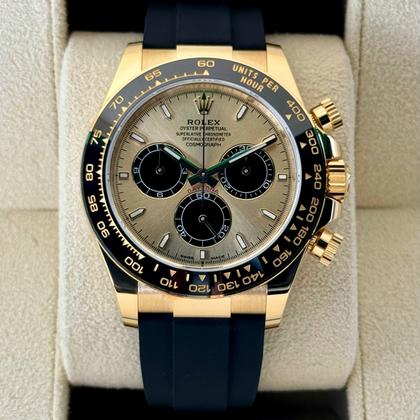 Rolex Daytona NEW 2025 Daytona 40mm 126518LN Gold Oysterflex Pikachu Dial