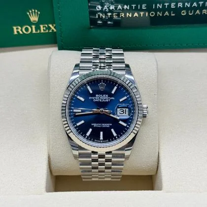 Rolex Datejust 36 Blue Index Jubilee