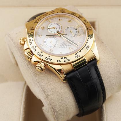 Rolex Daytona 40mm Oyster Flex 116518 MOP Arabic Dial - Image 7