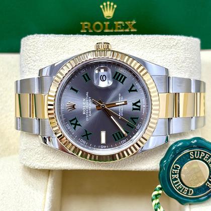 Rolex Datejust 41 126333 41MM Wimbledon Dial Two Tone + Box - Image 5