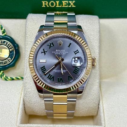 Rolex Datejust 41 126333 41MM Wimbledon Dial Two Tone + Box - Image 3