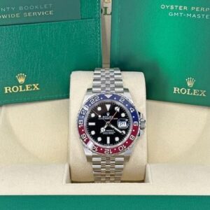 Rolex GMT-Master II PEPSI Mint 2022 40mm Black Dial Jubilee 126710BLRO-0001