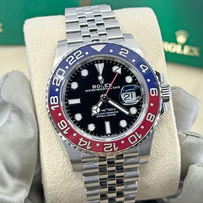 Rolex GMT-Master II PEPSI Mint 2022 40mm Black Dial Jubilee 126710BLRO-0001 - Image 6