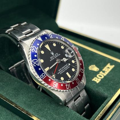Rolex GMT-Master VINTAGE Rolex GMT Master 1675 Pepsi Red and Blue Stainless Steel Circa 1963 - Image 4