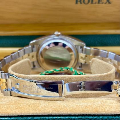 Rolex Datejust 36 116233 36MM Gold Diamond Dial Jubilee Band Box + Papers - Image 9