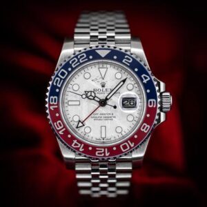 Rolex GMT-Master II Meteorite Pepsi Jubilee Stainless Steel 116710LN Complete Set