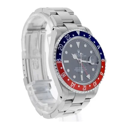Rolex GMT-Master II 16710 40mm Vintage Pepsi Black Steel Oyster Mens Watch 2000 - Image 6