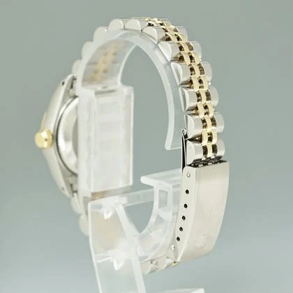 Rolex Lady-Datejust Diamond Pearl Ladies Rolex DateJust 26mm 69173 Two Tone Gold Steel Jubilee Watch Box - Image 4