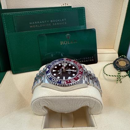 Rolex GMT-Master II 40mm Red and Blue Pepsi Jubilee Bracelet (126710BLRO) - Image 7