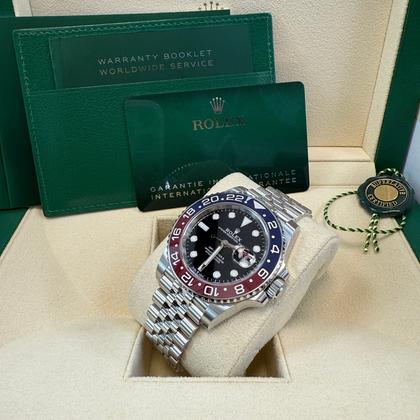 Rolex GMT-Master II 40mm Red and Blue Pepsi Jubilee Bracelet (126710BLRO) - Image 6