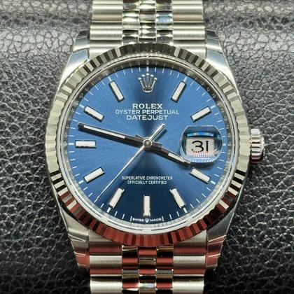 Rolex Datejust 36 Blue Index Jubilee - Image 10
