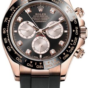 Rolex Cosmograph Daytona Rose Gold Diamonds Men's Watch 126515LN-0004