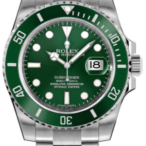 Rolex Submariner Date Green Dial Oystersteel Men's Watch 116610LV-0002