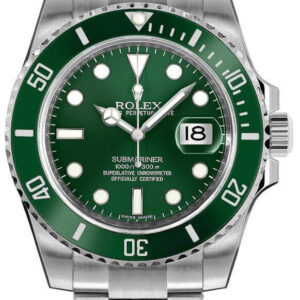 Rolex Submariner Date Hulk Oystersteel Green Dial Men's Watch 116610LV-0002