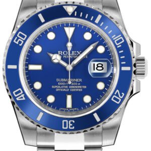 Rolex Submariner Date White Gold Men's Watch 116619LB-0001