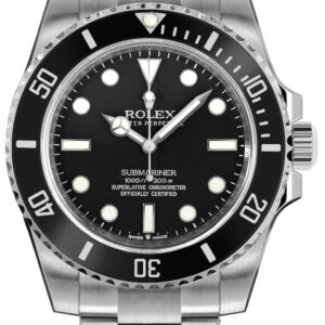 Rolex Submariner Black Dial Stainless Steel Men's Watch 124060-0001