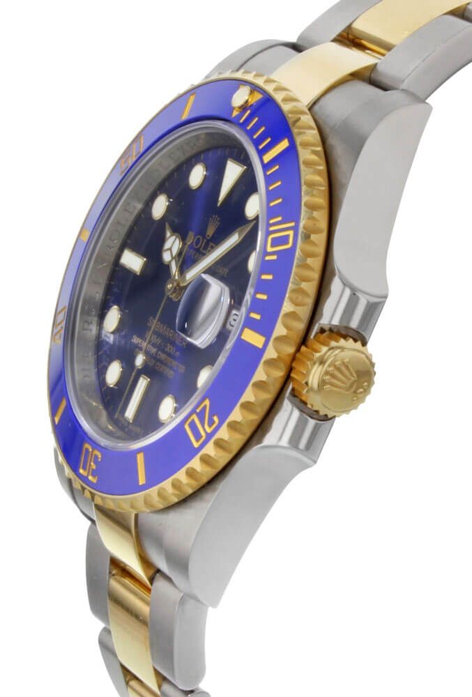 Rolex Submariner Date Two Tone Blue Dial Men's Watch 116613LB-0005 - Image 3