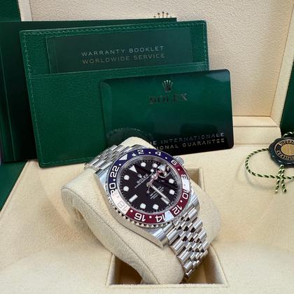 Rolex GMT-Master II 40mm Red and Blue Pepsi Jubilee Bracelet (126710BLRO) - Image 10