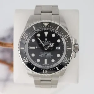 Rolex Sea-Dweller Deepsea 44mm Black Bezel Stainless Steel Black Dial 126660