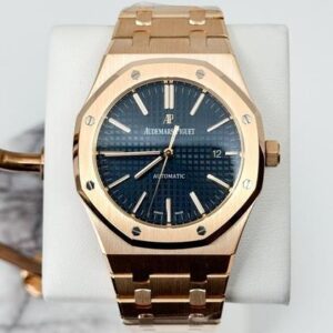 Audemars Piguet Royal Oak Selfwinding 41mm Rose Gold Blue Dial 15400OR