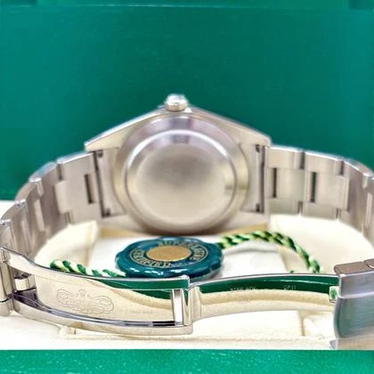 Rolex Oyster Perpetual 39 Grey Rhodium Dial 114300 + Box - Image 4