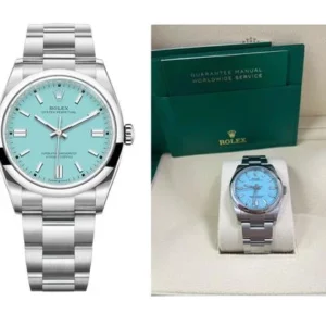 Rolex Oyster Perpetual 36 36mm Stainless Steel - Turquoise Dial - Oyster Bracelet (Ref# 126000)