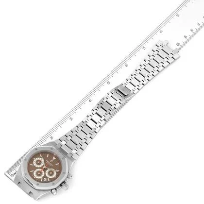 Audemars Piguet Royal Oak Chronograph Brown Dial Steel Mens Watch 26300ST - Image 12