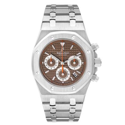 Audemars Piguet Royal Oak Chronograph Brown Dial Steel Mens Watch 26300ST - Image 2