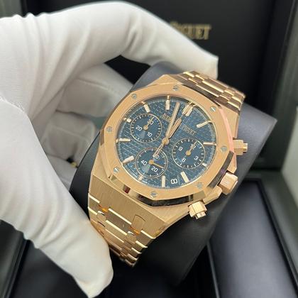 Audemars Piguet Royal Oak Chronograph 41 mm Blue Dial Ref. 26240OR.OO.1320OR.05 - Image 3