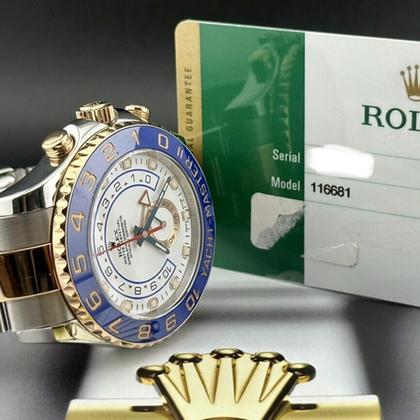Rolex Yacht-Master II 44mm Oyster Perpetual 18k Rose Gold Ceramic Steel 116681 - Image 2