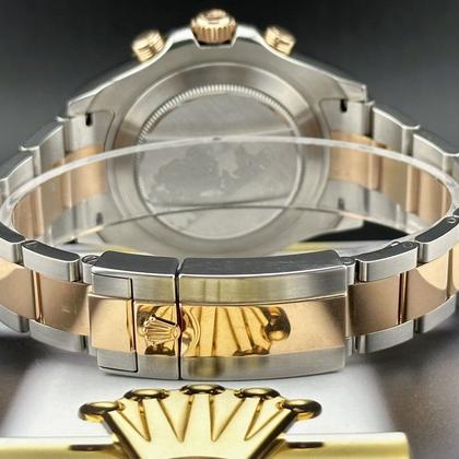 Rolex Yacht-Master II 44mm Oyster Perpetual 18k Rose Gold Ceramic Steel 116681 - Image 7