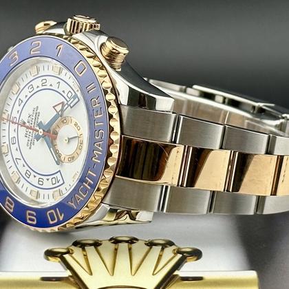 Rolex Yacht-Master II 44mm Oyster Perpetual 18k Rose Gold Ceramic Steel 116681 - Image 5