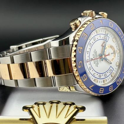 Rolex Yacht-Master II 44mm Oyster Perpetual 18k Rose Gold Ceramic Steel 116681 - Image 9