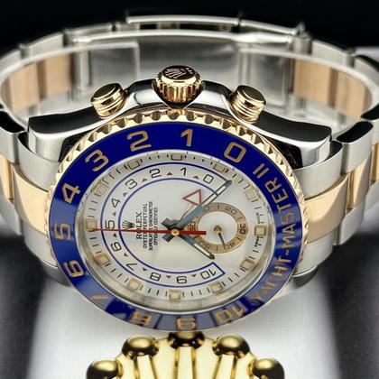 Rolex Yacht-Master II 44mm Oyster Perpetual 18k Rose Gold Ceramic Steel 116681 - Image 4