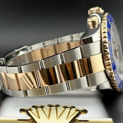 Rolex Yacht-Master II 44mm Oyster Perpetual 18k Rose Gold Ceramic Steel 116681 - Image 8