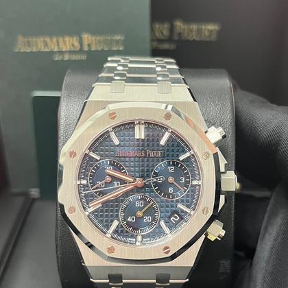 Audemars Piguet Royal Oak Chronograph Blue Index Dial 26240ST.OO.1320ST.05 - Image 3