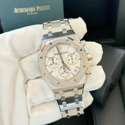 Audemars Piguet Royal Oak Chronograph Unworn 2023 26240st Royal Oak Selfwinding Chronograph 41mm White Dial - Image 7