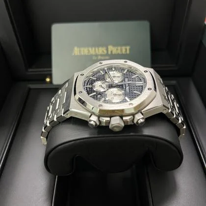 Audemars Piguet Royal Oak Chronograph Stainless Steel Black Dial White Sub-Dials 26331st - Image 11