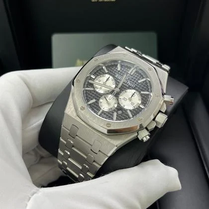 Audemars Piguet Royal Oak Chronograph Stainless Steel Black Dial White Sub-Dials 26331st - Image 8