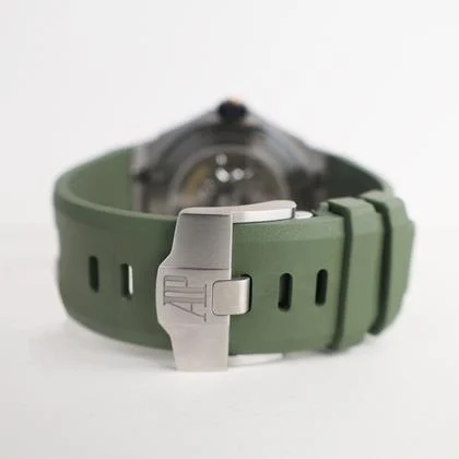 Audemars Piguet Royal Oak Offshore Diver 42mm Green Dial Rubber Strap - Image 2