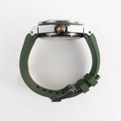 Audemars Piguet Royal Oak Offshore Diver 42mm Green Dial Rubber Strap - Image 4