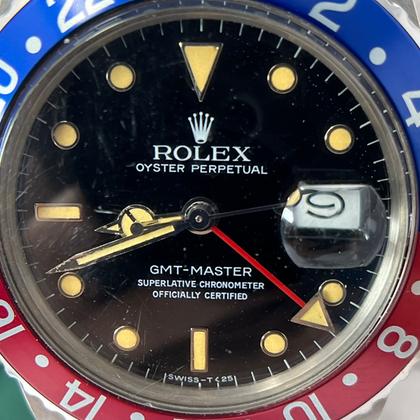Rolex GMT-Master Pepsi Jubilee Steel Bracelet Year 1984 Orange Patina | FULL SET MINT - Image 14