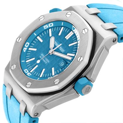 Audemars Piguet Royal Oak Offshore Diver Steel Mens Watch 15710ST Card - Image 2